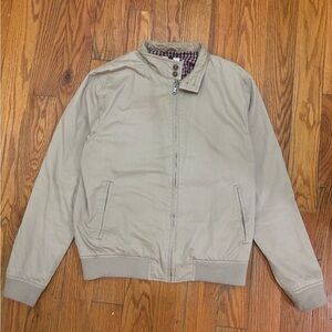 Topman Light Beige Bomber Jacket
